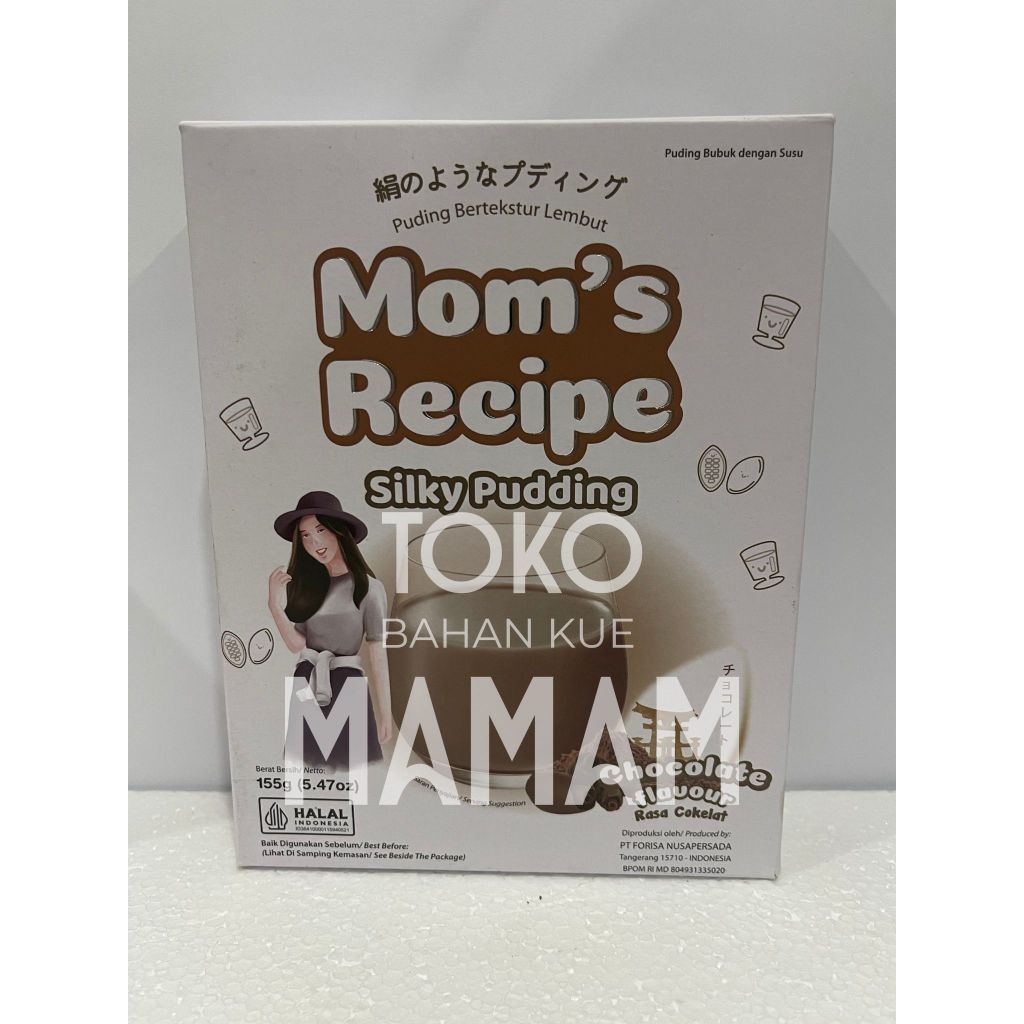 

Mom’s Recipe Silky Pudding Cokelat Box 155 g – Puding Instan Tekstur Super Lembut & Creamy