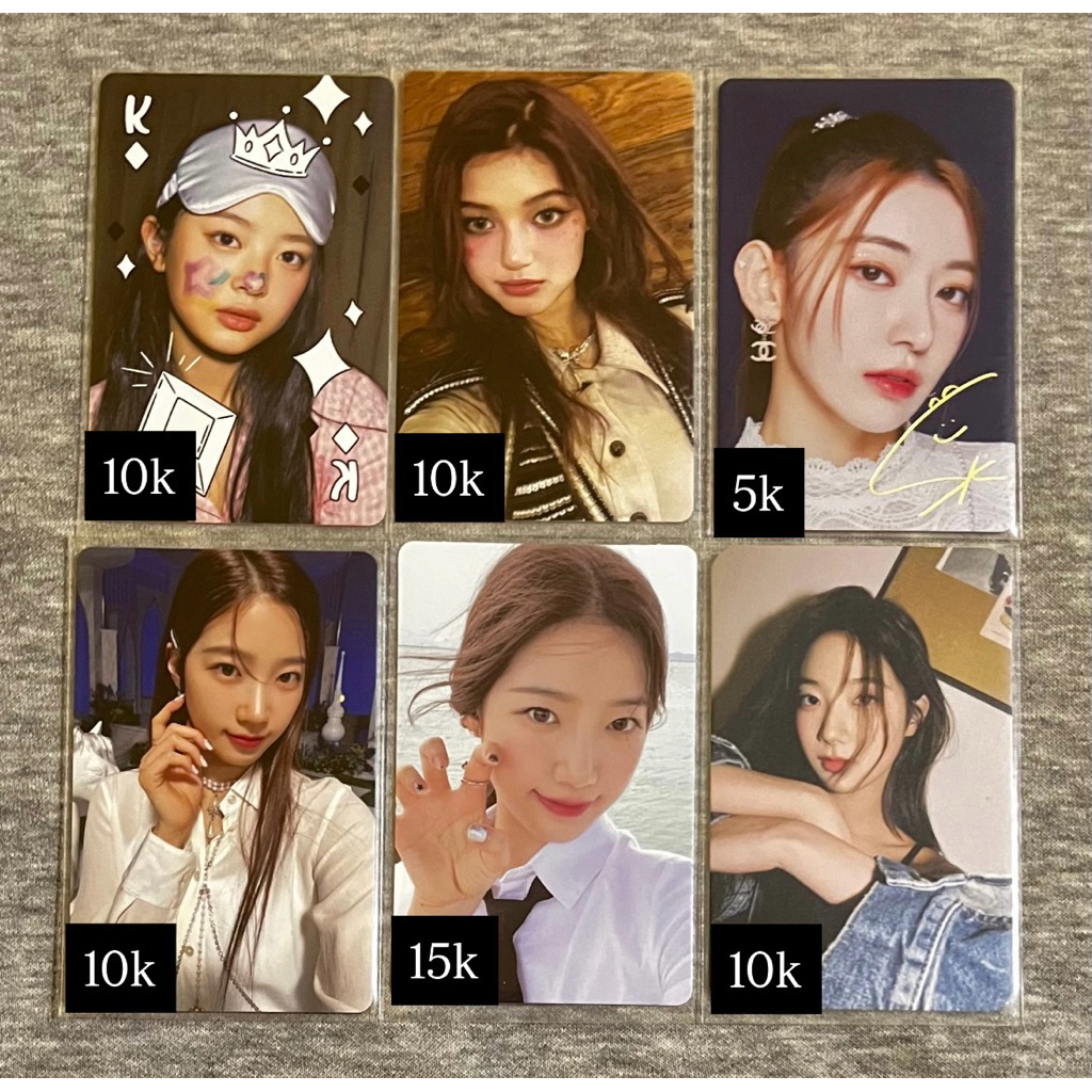 Photocard newjeans pc nj hanni danielle message card mc album season greeting 2023 sg23 lesserafim t