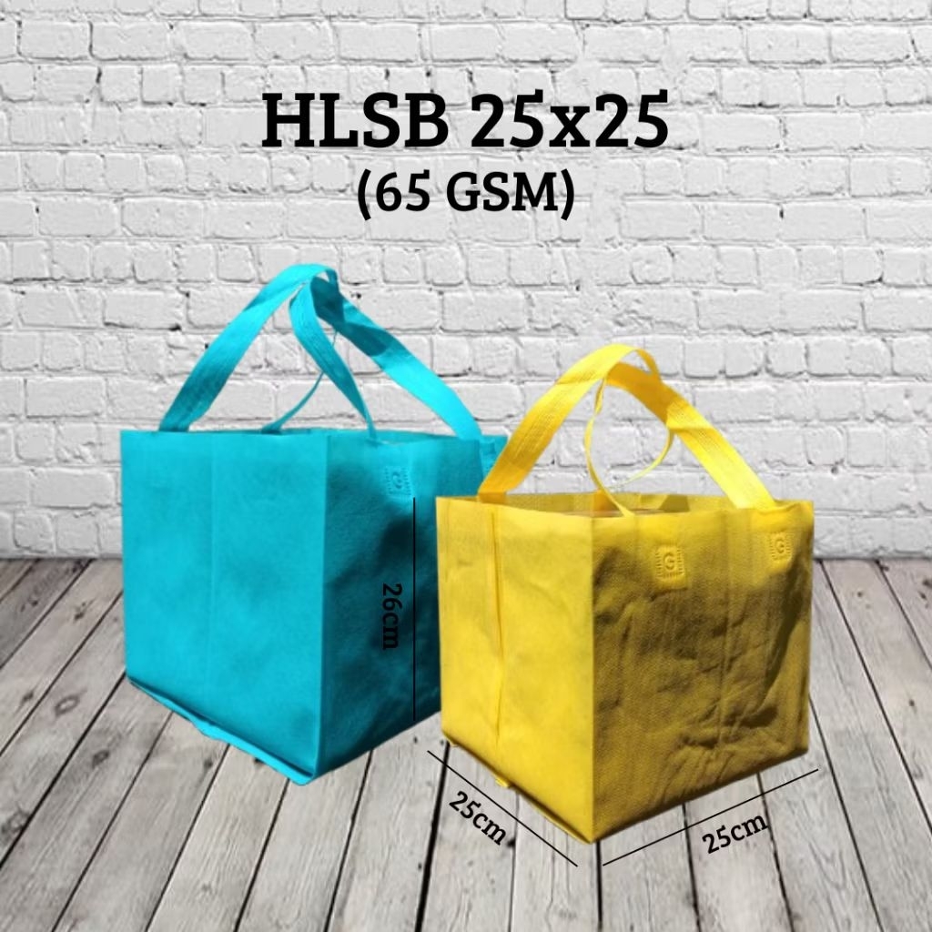 

Tas spunbond box 25 x 25 (1 Lusin) box gift kotak nasi berkat hajatan syukuran