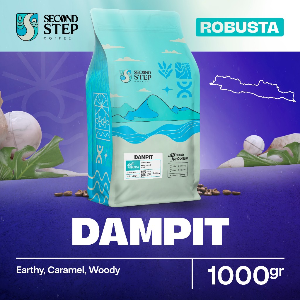 

Biji Kopi Bubuk Robusta Dampit Malang Coffee Roast Beans Espresso Tubruk 1Kg