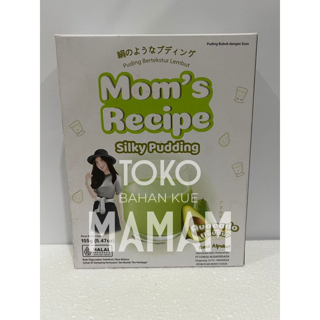 

Mom’s Recipe Pudding Susu Avocado 155gr – Puding Instan Rasa Alpukat Creamy | Dessert Praktis