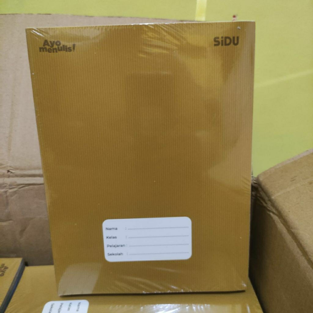 

buku tulis SIDU 40Lb sampul coklat praktis