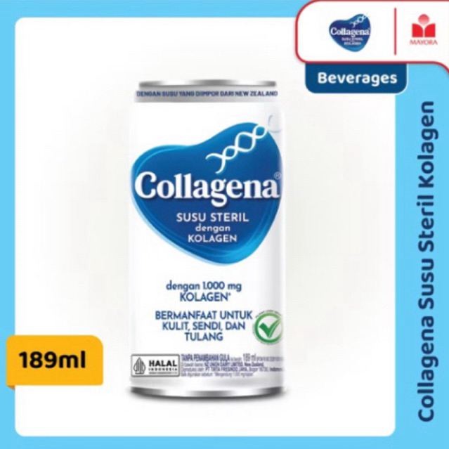 

COLLAGENA Susu Steril Kolagen 189 ML Awet Muda Cantik Kulit Kencang Glowing Bersinar