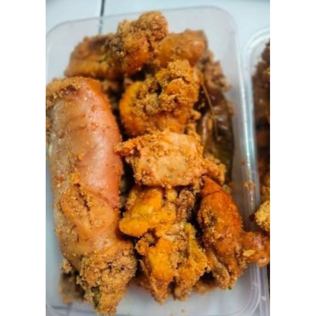 

telur ikan tenggiri goreng,sangat lezat ditemani nasi.90 gram