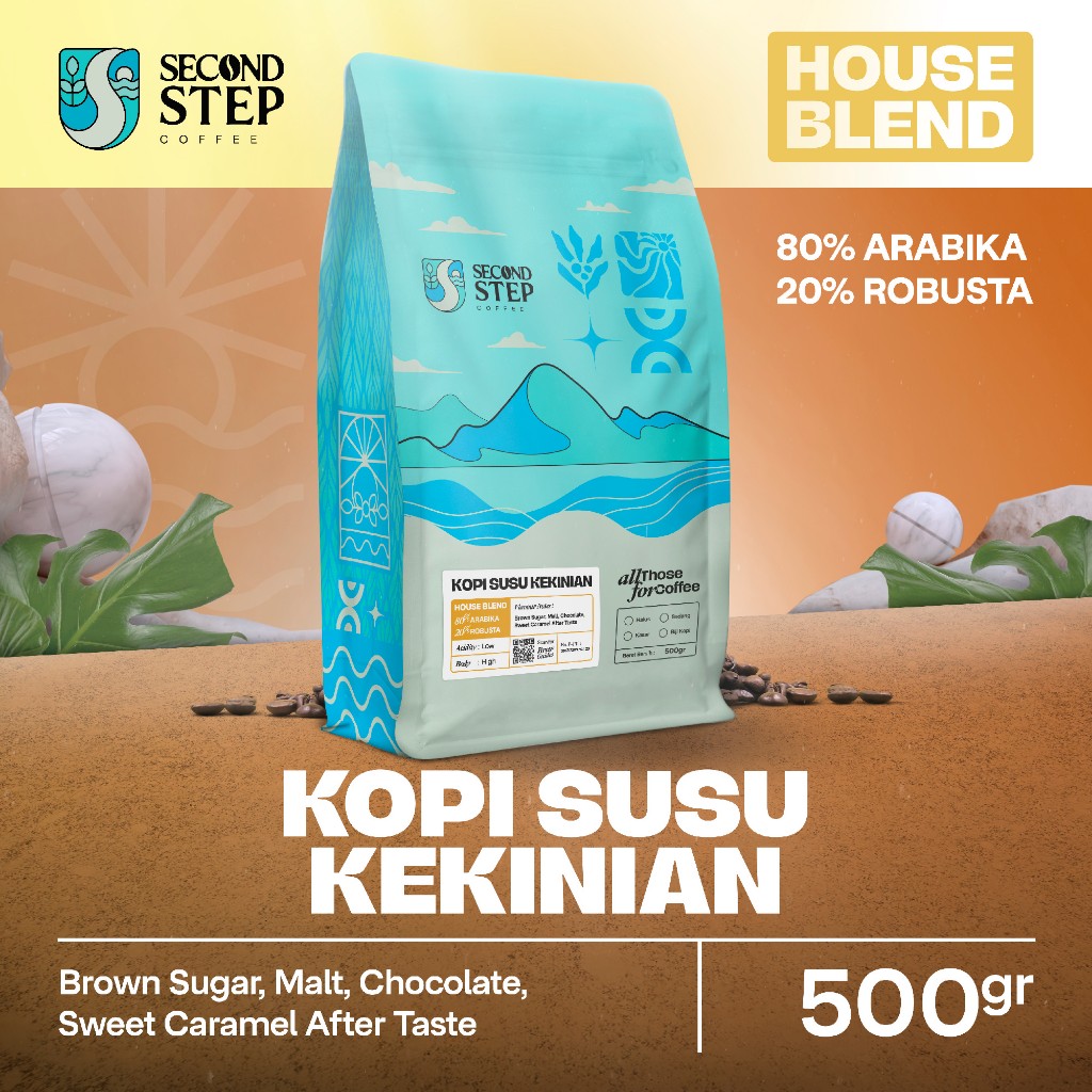 

Espresso Coffee House Blend For Es Kopi Susu Kekinian 500gr Biji Bubuk