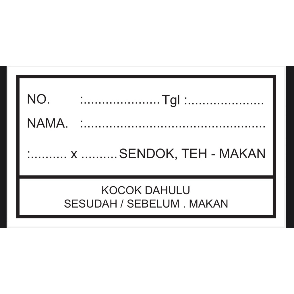 

Label Stiker Obat / Label Obat Sirup / Lable Obat / Stiker Obat isi 150 pcs