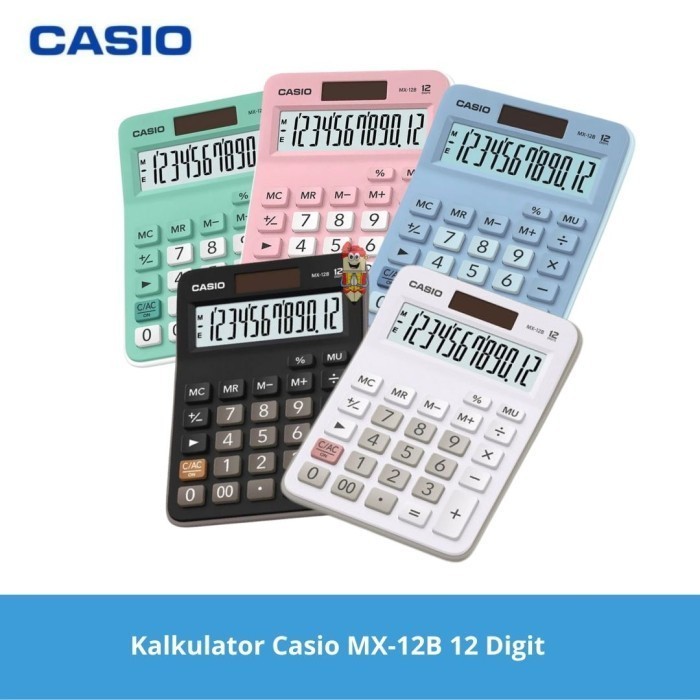 

Casio MX-12B Kalkulator Digital 12 Digit
