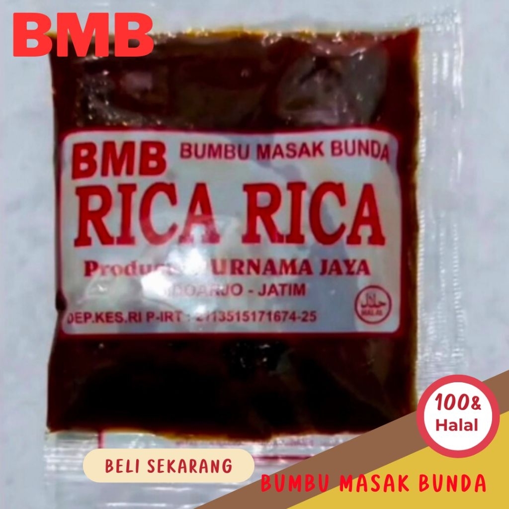 

BMB / BUMBU RICA RICA / BUMBU MASAK BUNDA / BUMBU MASAK INSTAN
