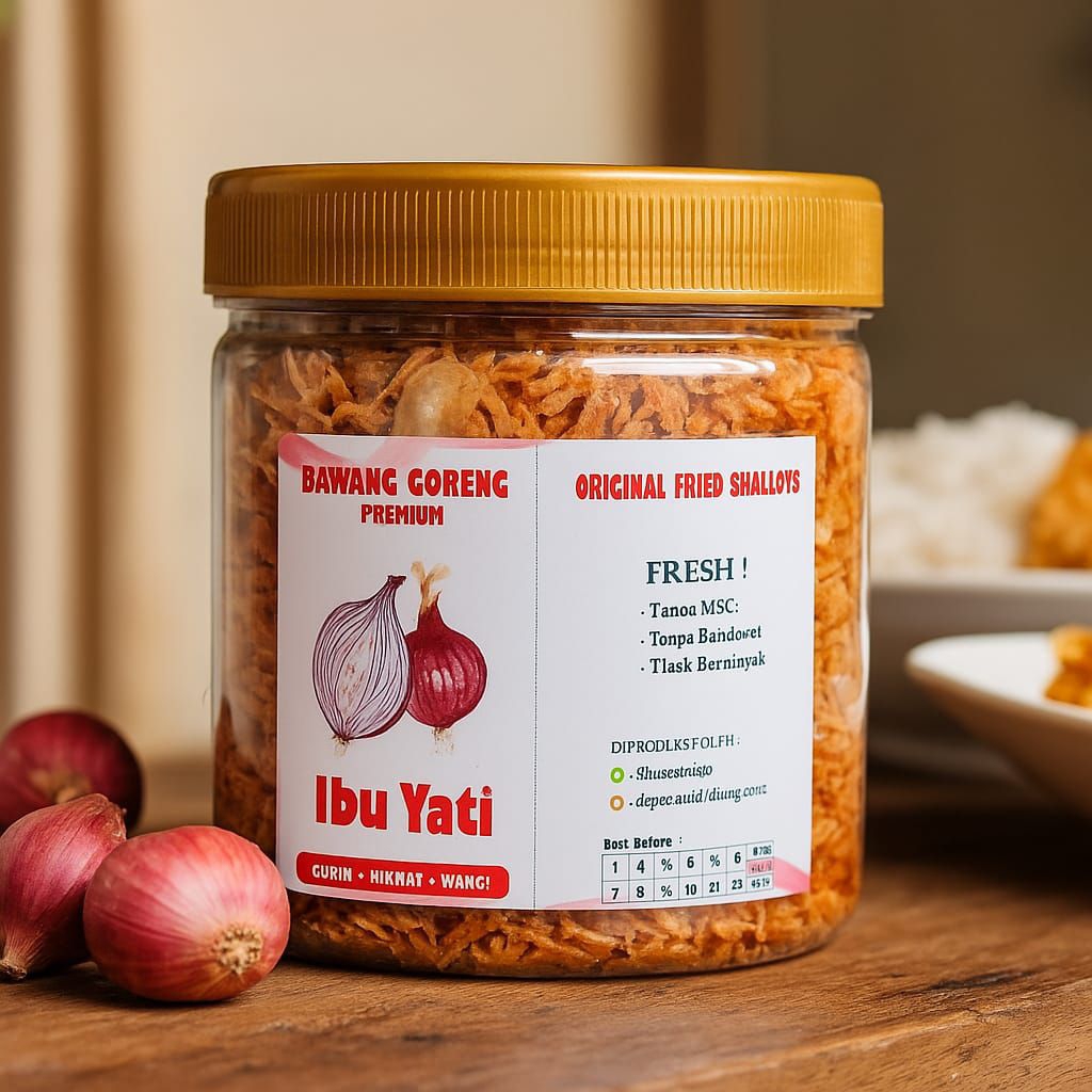 

Bawang Goreng Brebes Premium 130gr / Original Fried Shallots / Bawang Goreng Kriuk