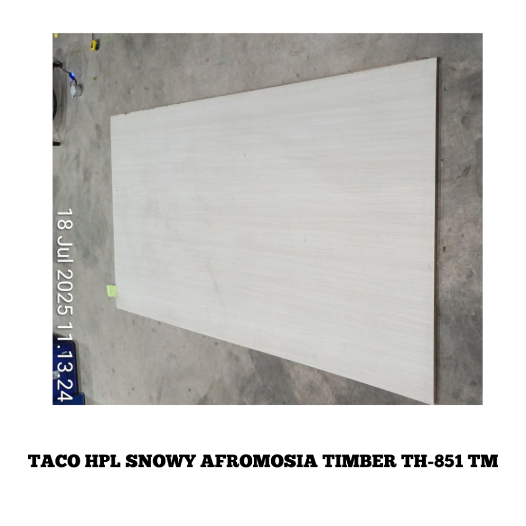 [HPL RIJEK] TACO HPL SNOWY AFROMOSIA TIMBER TH-851TM