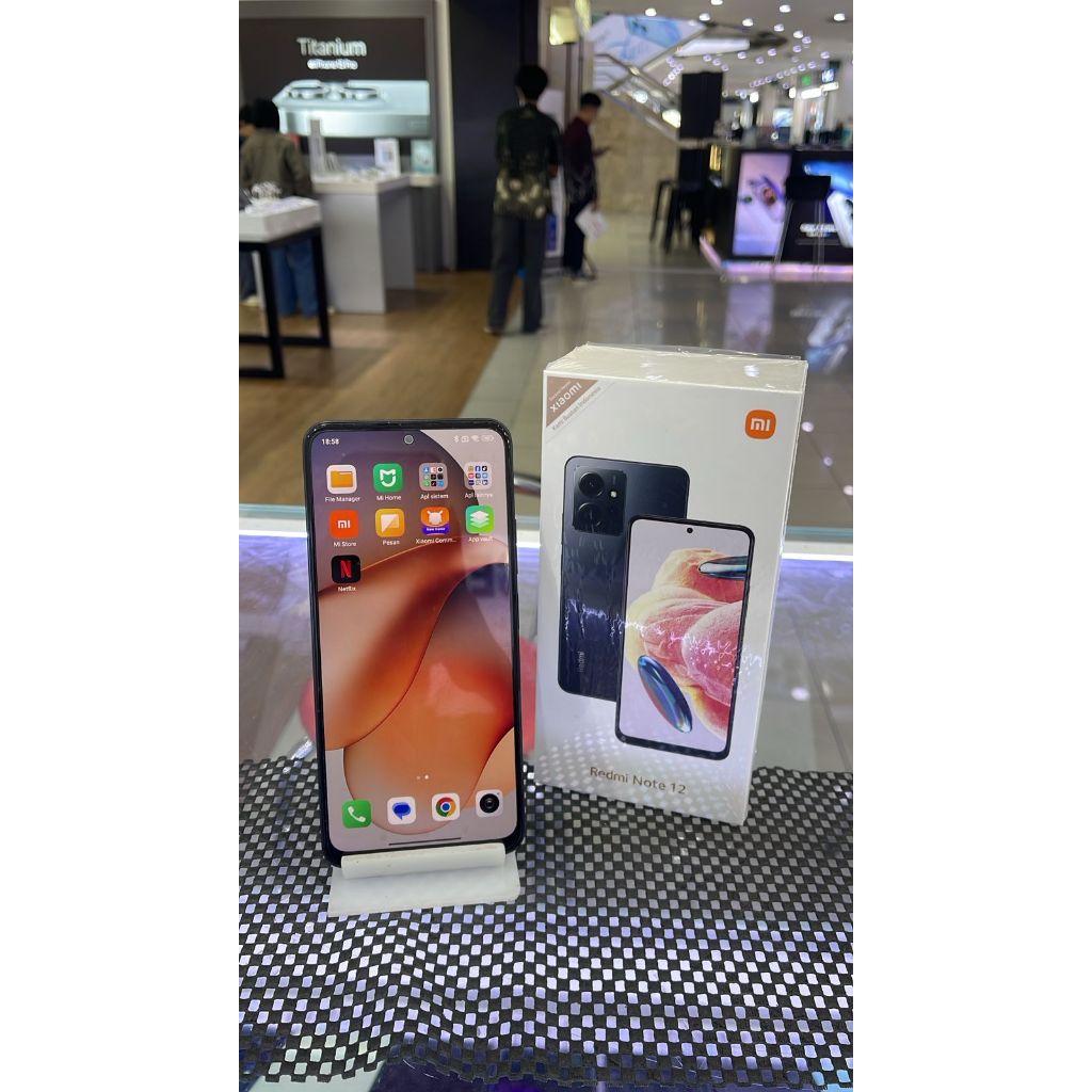 XIAOMI REDMI NOTE 12 8/128GB SECOND SEKEN BEKAS RAM 8GB INTERNAL 128GB