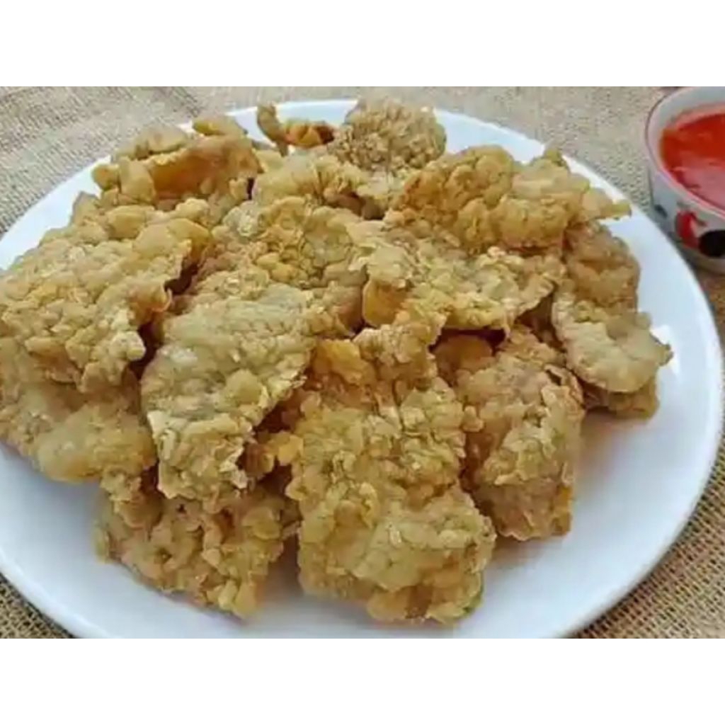 

KRIPIK KULIT AYAM CRISPY GURIH RENYAH 75 GRAM