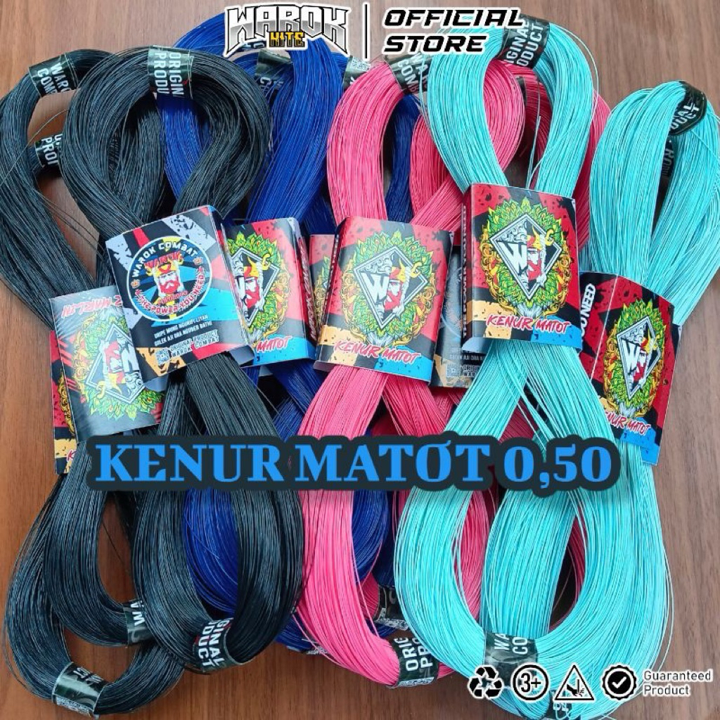 Senar/Kenur Layangan MATOT UK 0,50 By Warok (Satu Gulungan Penuh Di Bladu ) / Kenur Matot Warok / Ke