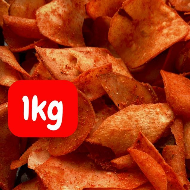

Keripik Singkong Si Kipli / gurih asin / Pedas 1 Kg
