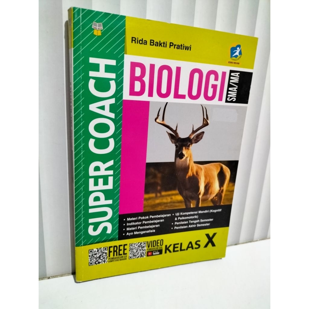 buku bekas yrama Widya Biologi PJOK SMA kelas 10/11/12