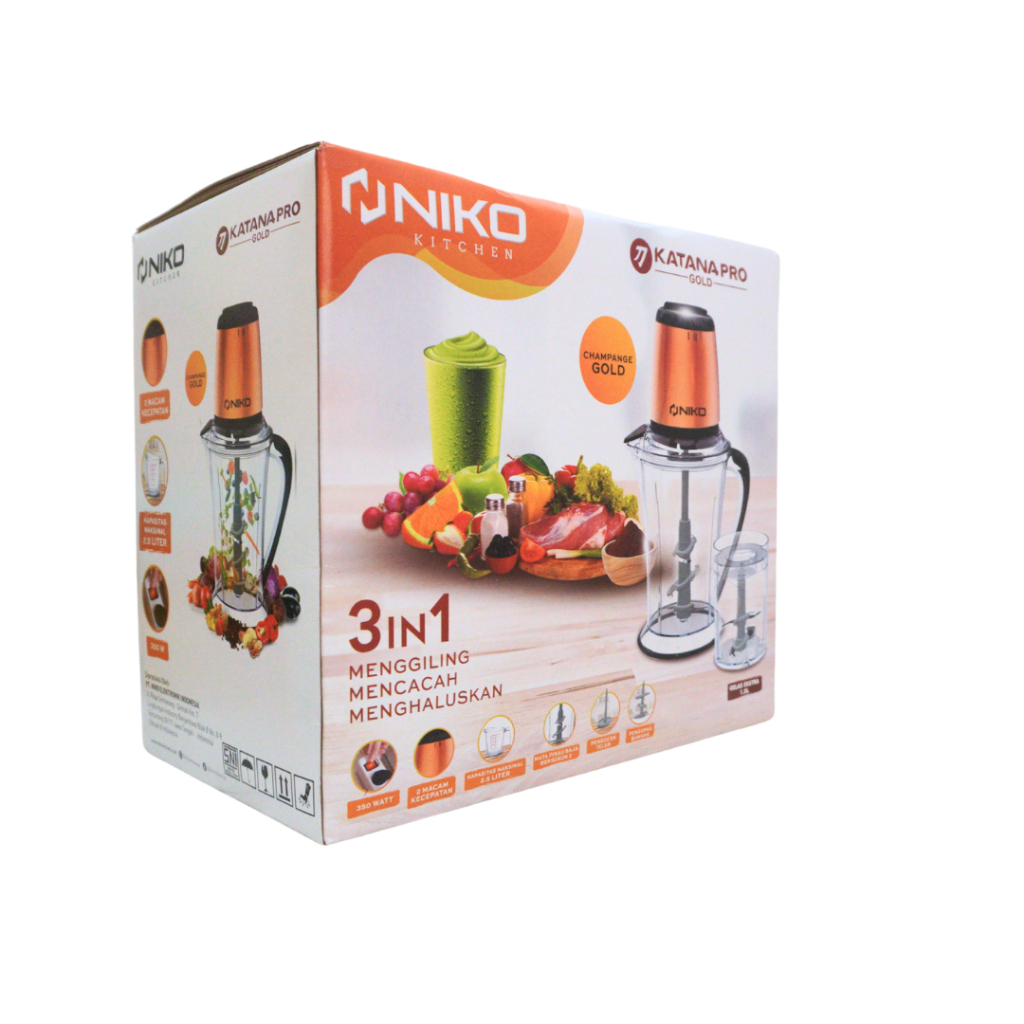NIKO Food Chopper Katana Pro GOLD