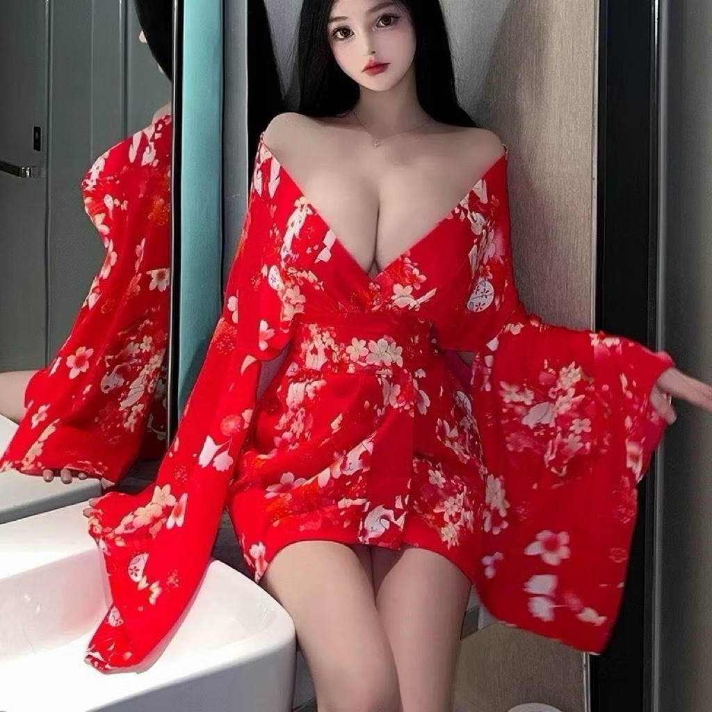 Sexy Lingerie Kimono Jepang Baju Tidur Sexy Lingerie Wanita 465