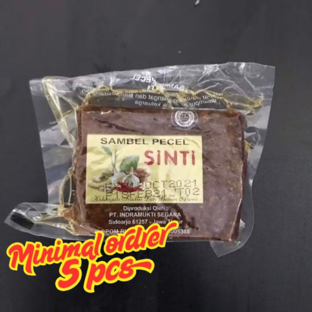

SINTI SAMBAL PECEL / BUMBU PECEL / BUMBU PECEL INSTANT / BUMBU INSTAN MURAH / 100 GR (minimal 5 pcs)