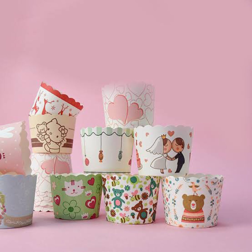 paper cup muffin 50s