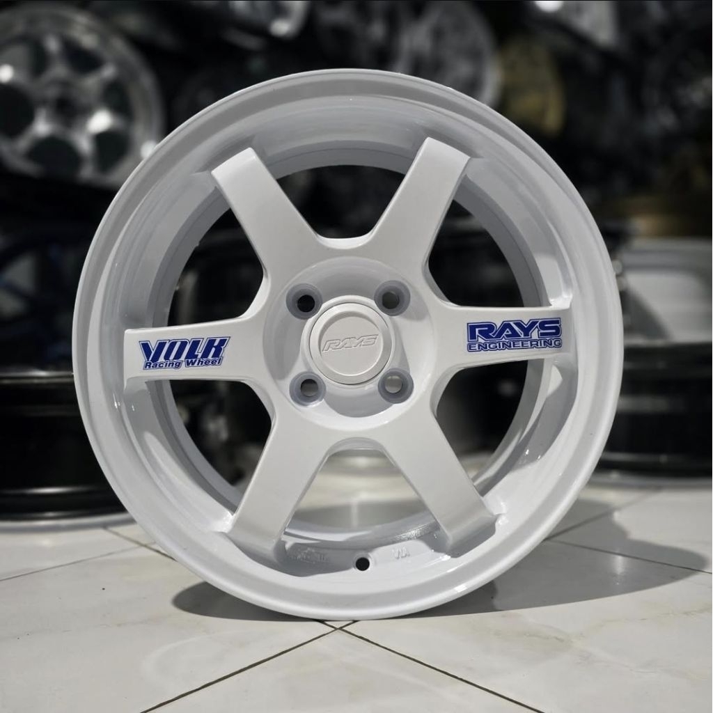 Velg mobil racing ring 15 model te37 ring Volkrays pelek mobil resing R15 mobil agya brio calya ayla