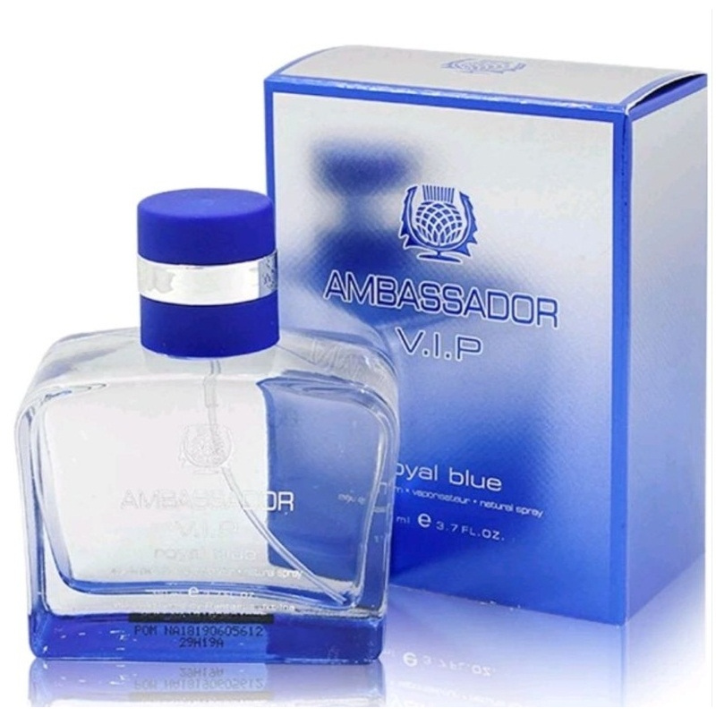 Ambassador Eau De Parfum VIP Royal Blue 110ml