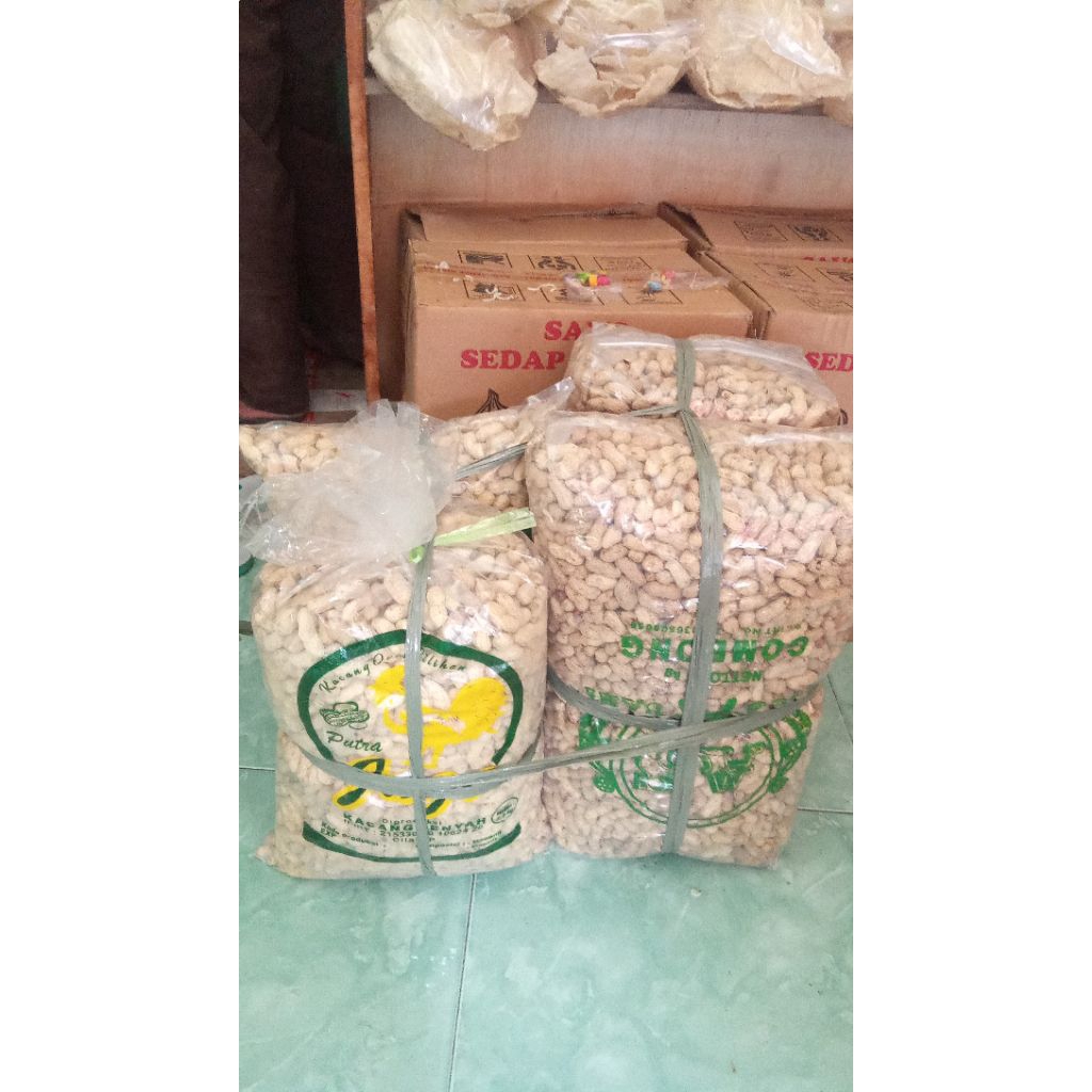 

cemilan kacang kulit asin/sangrai berat 250 gram