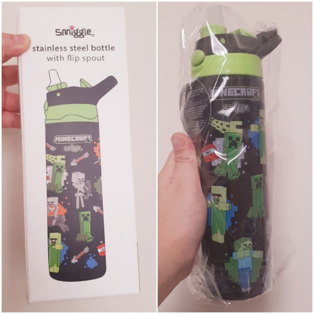 botol minum stainless minecraft botol minum stainless spiderman botol smiggle stainless ariel mermai