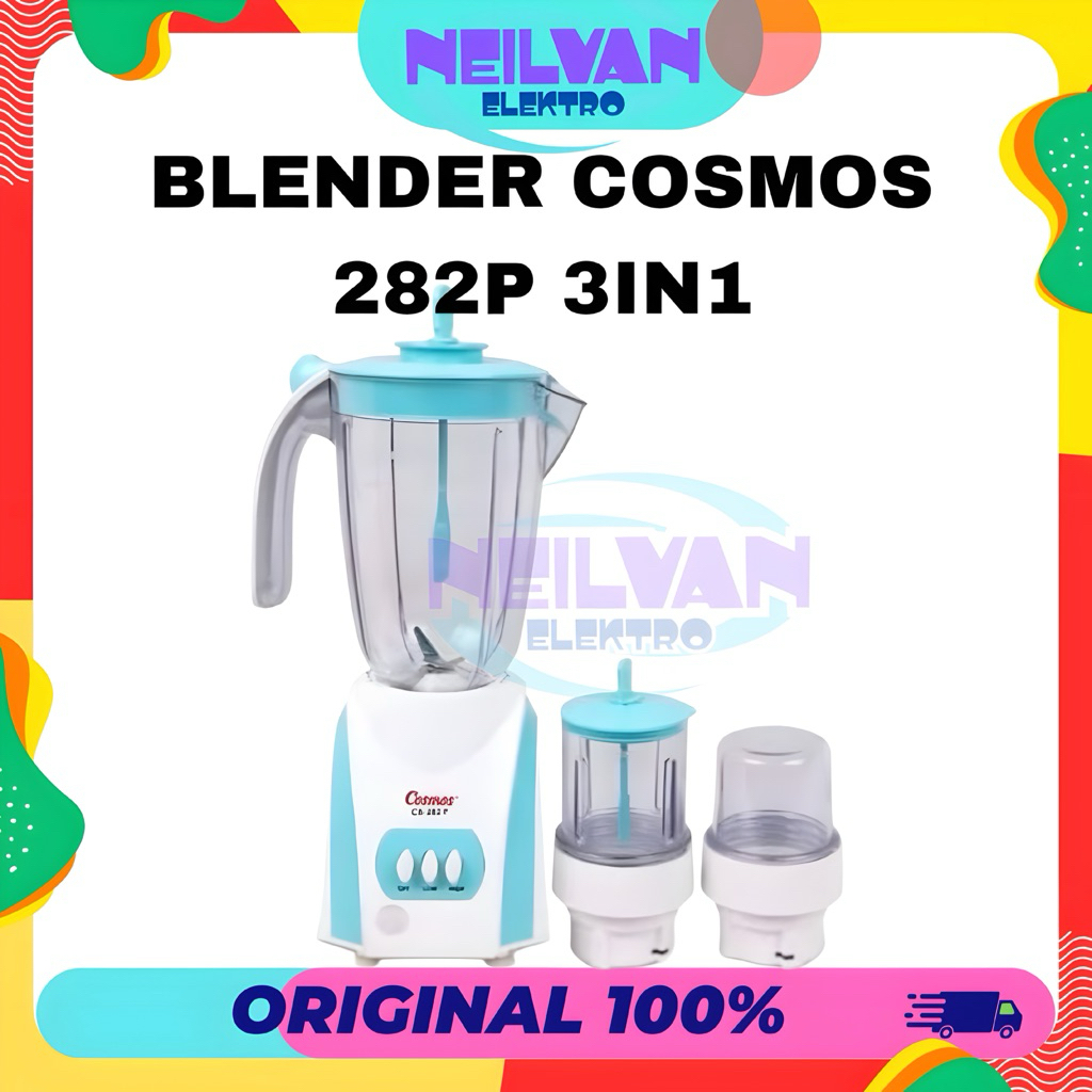 blender cosmos 3in1 blender cosmos cb282p plastik 2liter