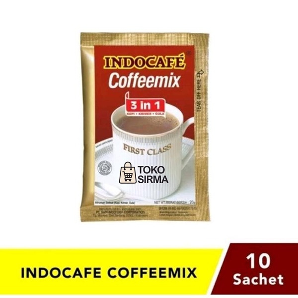 

Indocafe Coffeemix 3 in 1 Kopi Instan 1 Renceng 10 Sachet – Creamy & Nikmat