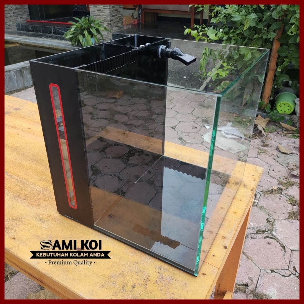 Aquarium minimalis filter belakang ( bisa air laut dan air tawar)