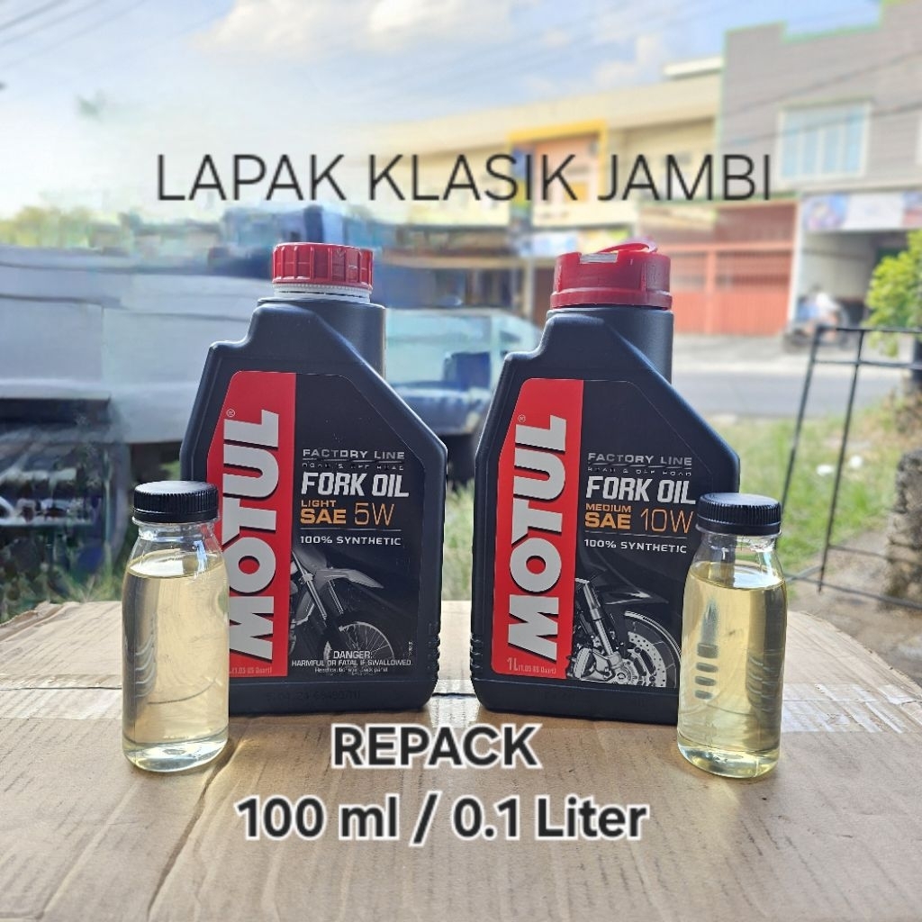 Oli Shock Rebound MOTUL 5w 10w Oli shok Depan Belakang MOTUL Ecer Repack 100ml Original