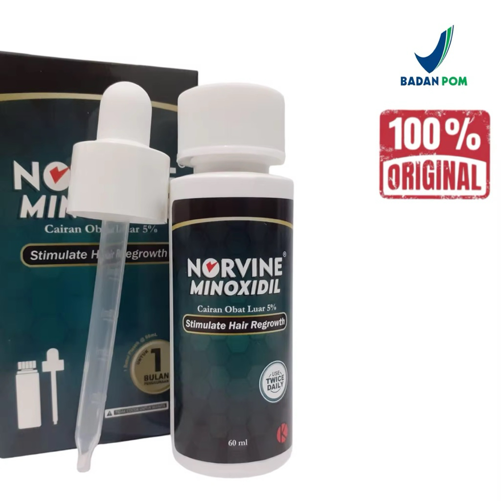 Norvine Minoxidil Vitamin Penumbuh Rambut 60 ml