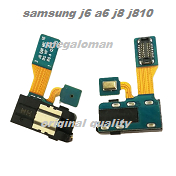 flexibel mic set conektor jack samsung j6 a6 j8 j810 best quality