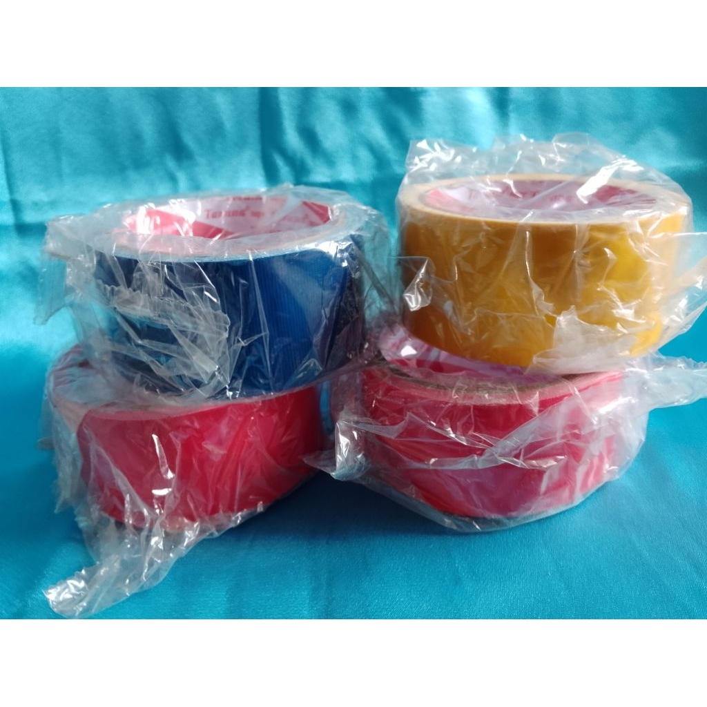 "Promo Cuci Gudang" Lakban Kain Warna/ Lakban Jilid Warna