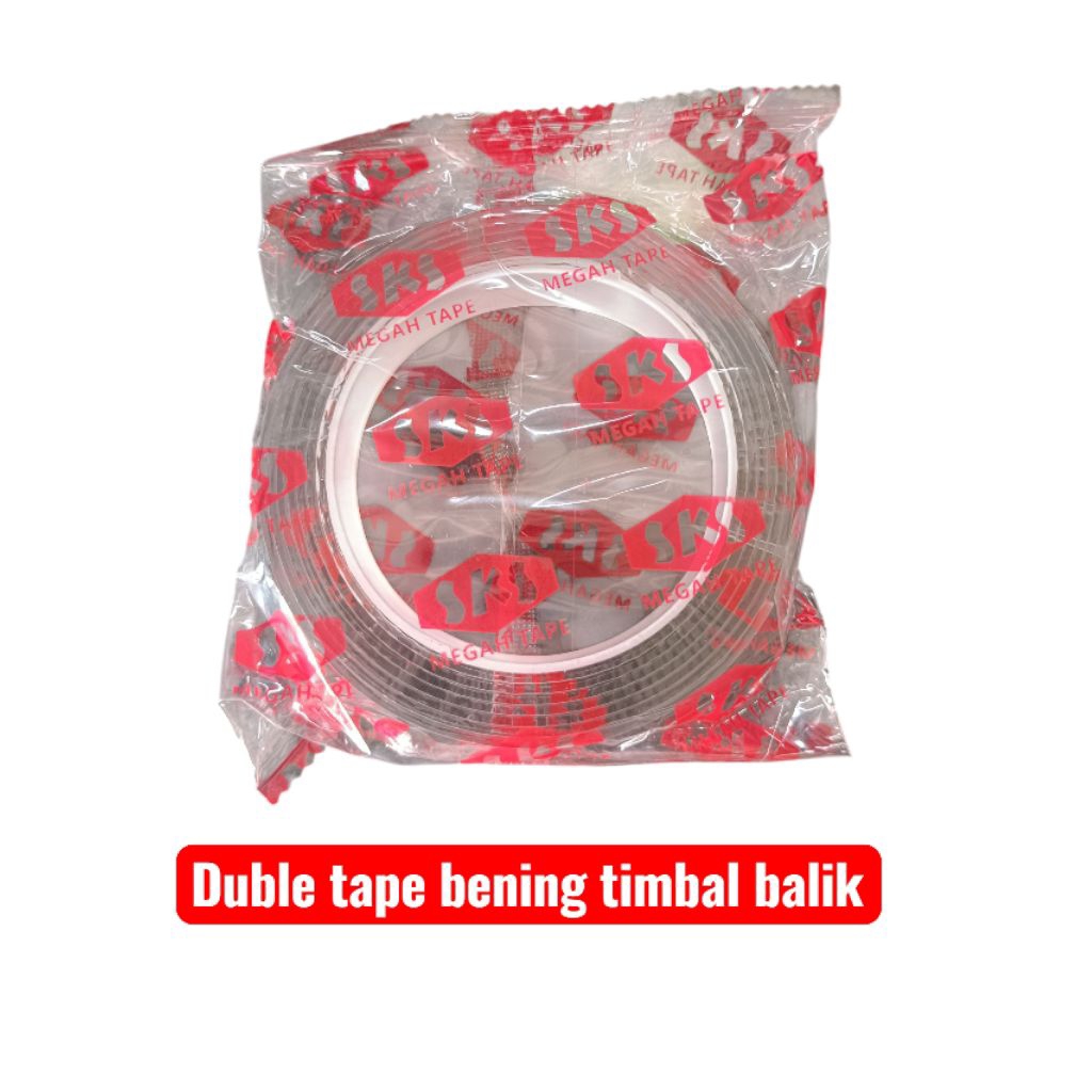 

Double tape bening timbal balik/Lem timbal balik bening SKS