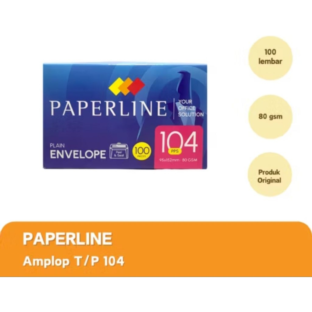 

AMPLOP PAPERLINE 104 (1 PAK) 95 x 152MM