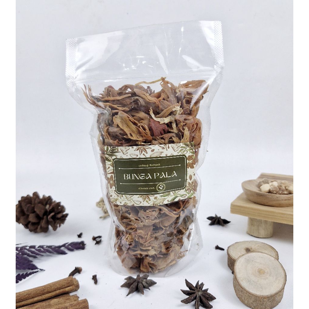 

Bunga Pala (Fuli/Mace) Kering 100gr – Rempah Premium Asli – Wangi Kuat - Rempah Dapur & Jamu – 100% Alami