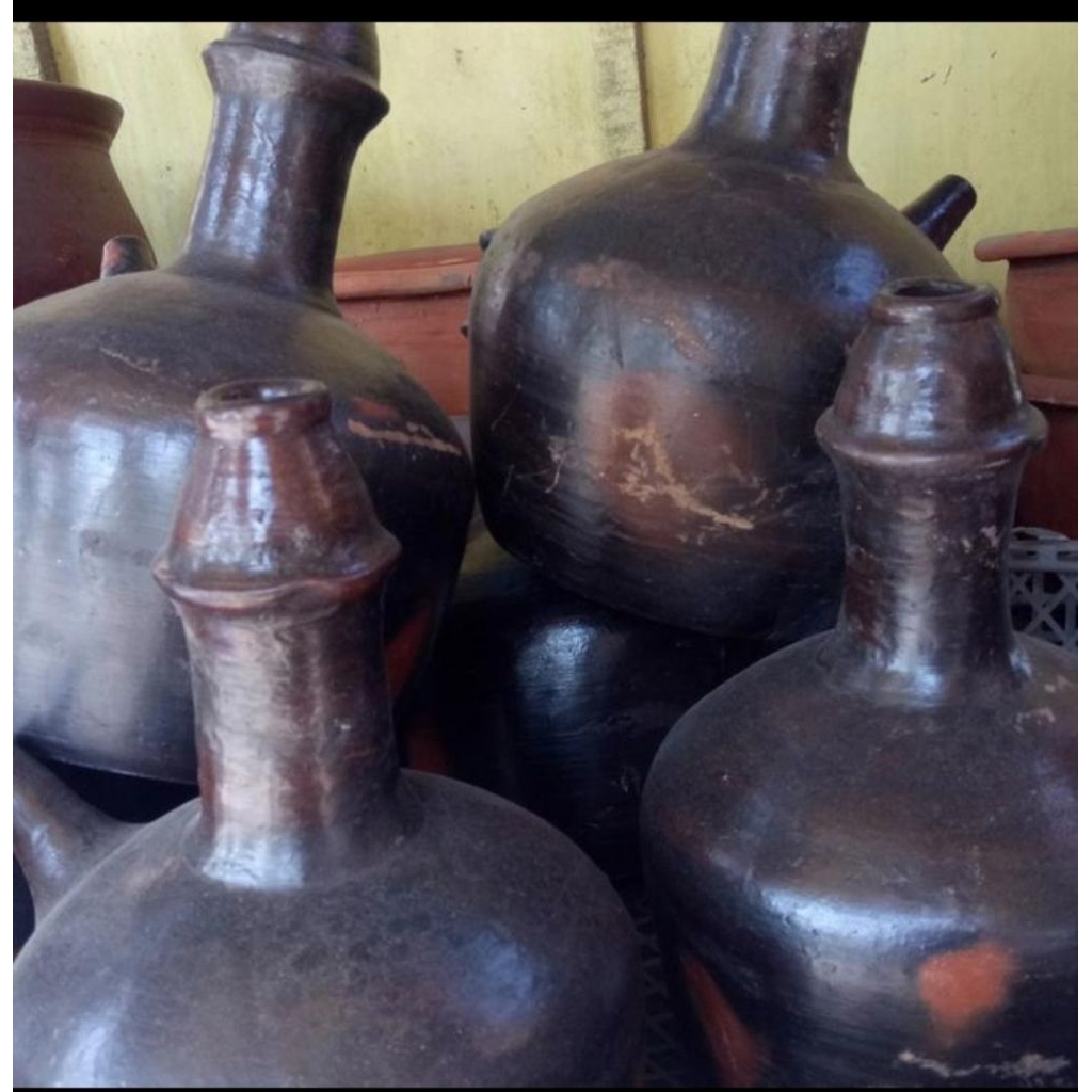 Kendi BESAR dari Tanah Liat/Kendi Air Minum/Kendi Gerabah Teko Tanah Liat/Kendi Tradisional/Jug Pitc