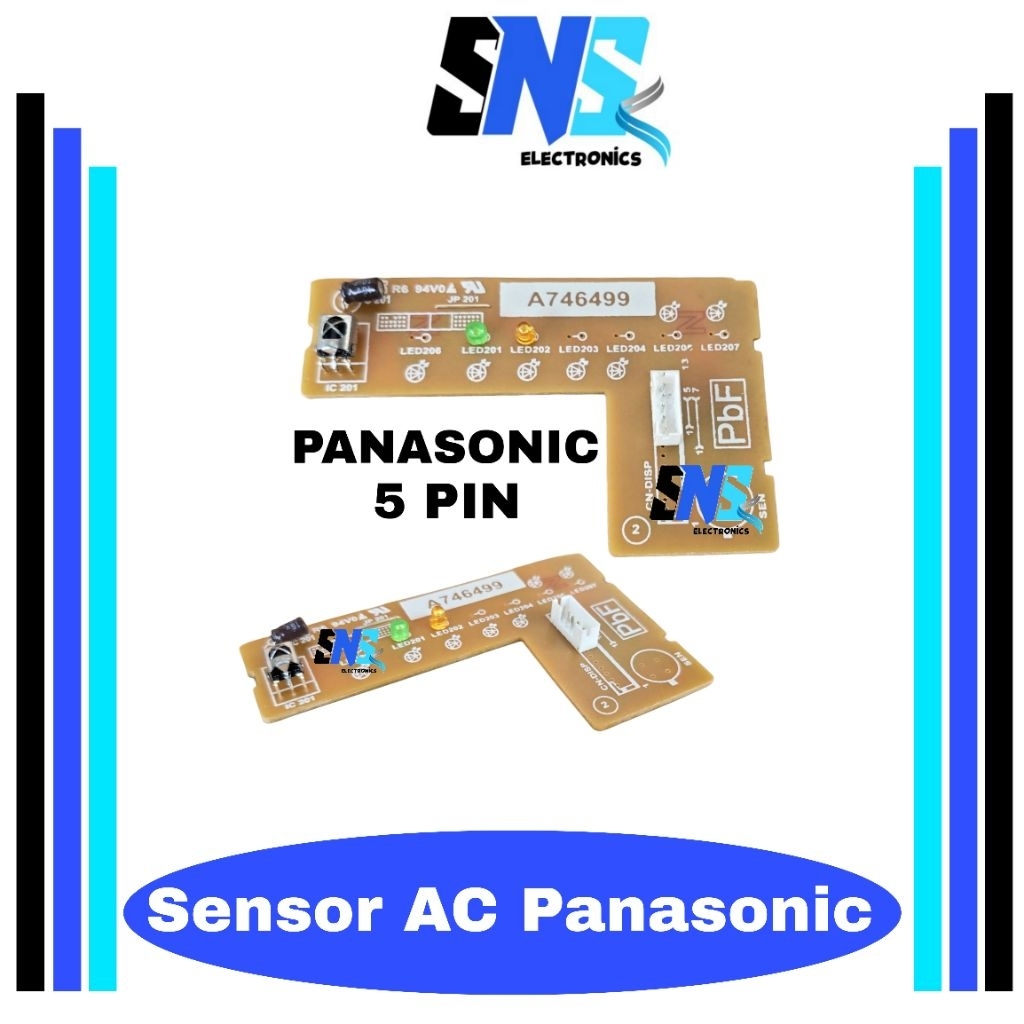 PCB sensor AC panasonic soket 5 pin A746499 - Receiver AC panasonic kabel 5 A 746499 - Modul sensor 