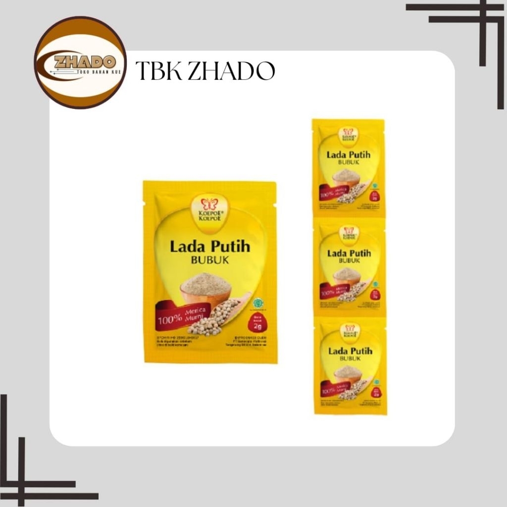

KOEPOE-KOEPOE Lada Putih Bubuk 10X2g