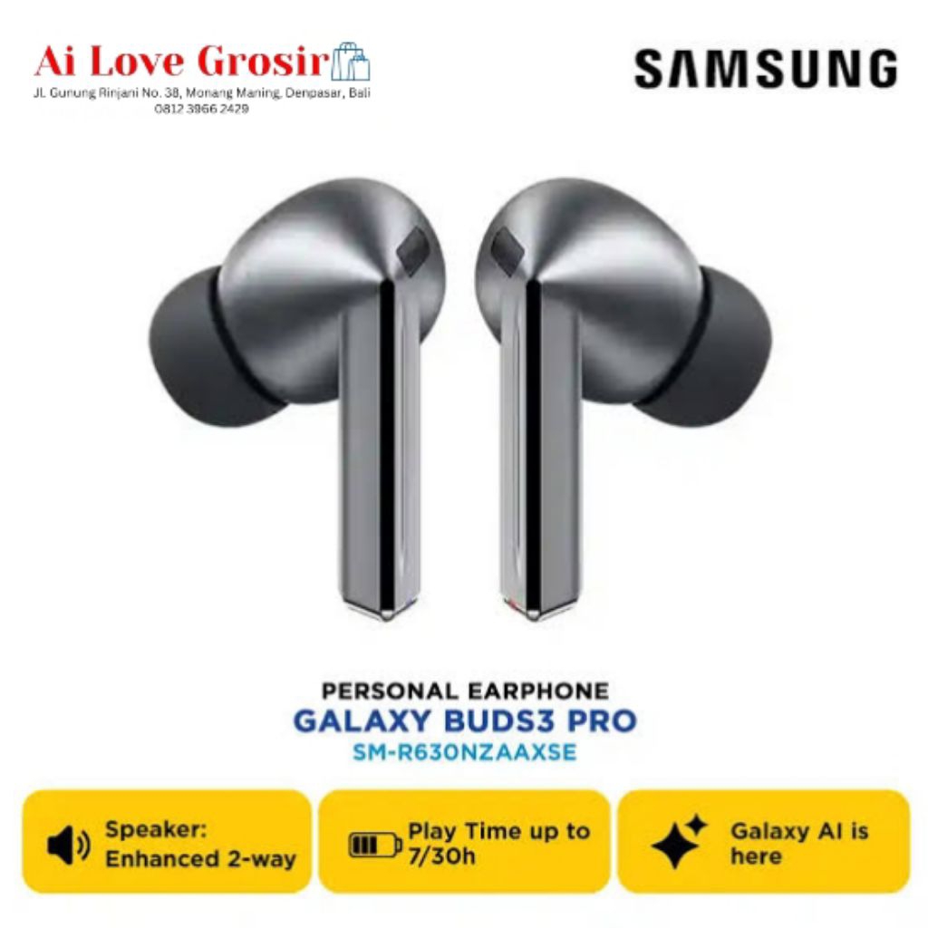 Samsung Galaxy Buds 3 Pro Earbuds -- Garansi Resmi