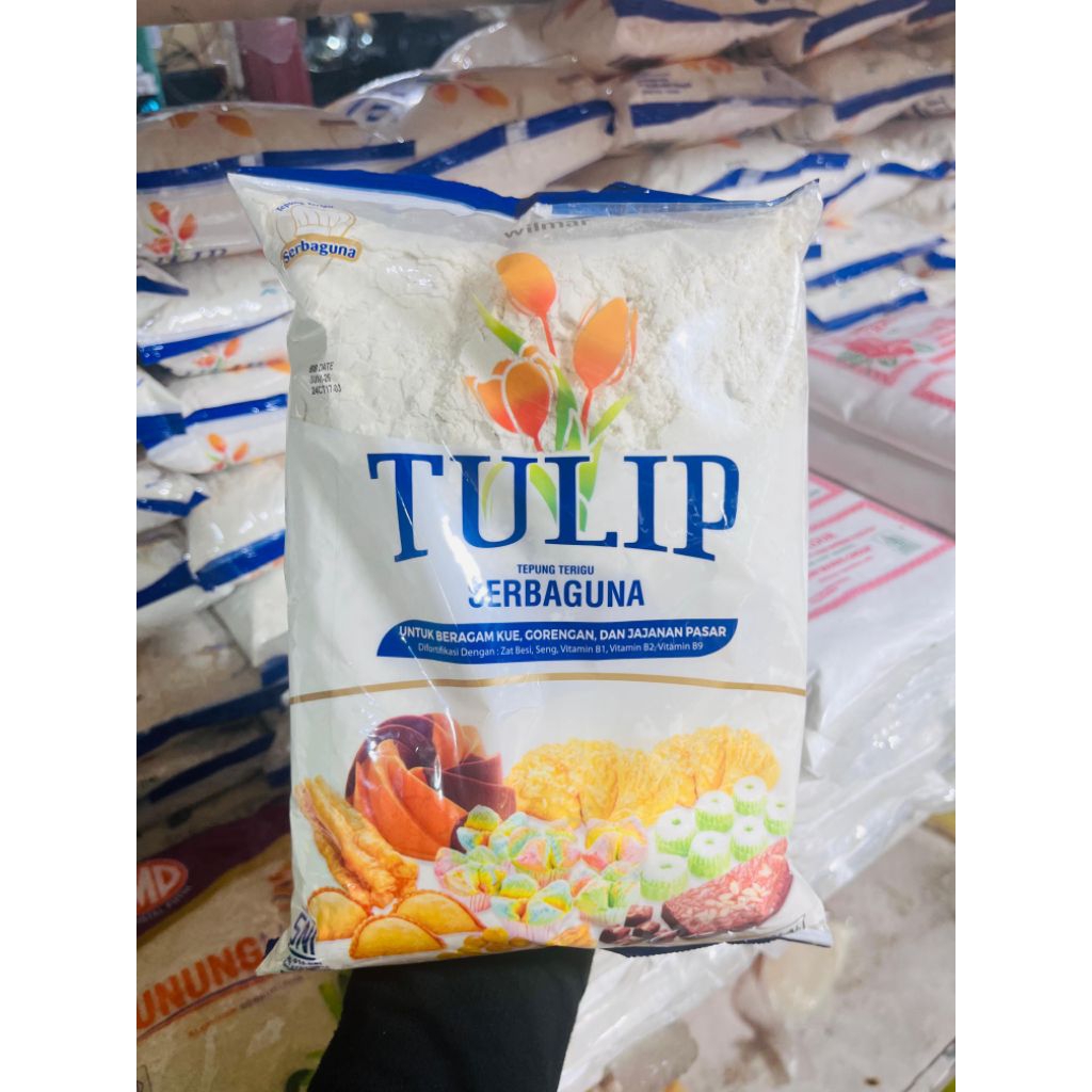 

Tepung terigu tulip kemasan 1kg