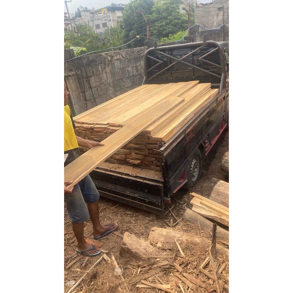 papan kayu jati lebar 9
