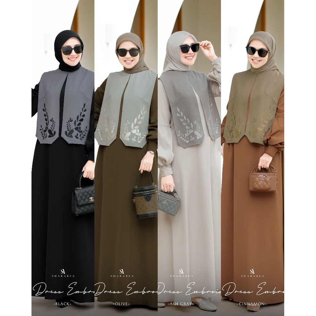 Sera Dress Embroidery (Dress Only) by shArarea