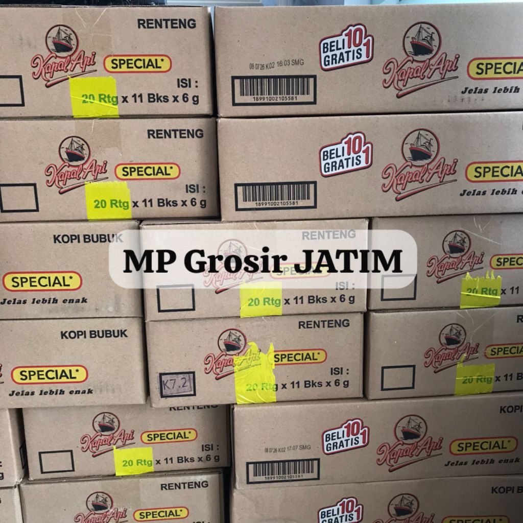

[ COD ] KOPI KAPAL API SPECIAL KEMASAN 6GR SACHET BUBUK TANPA GULA