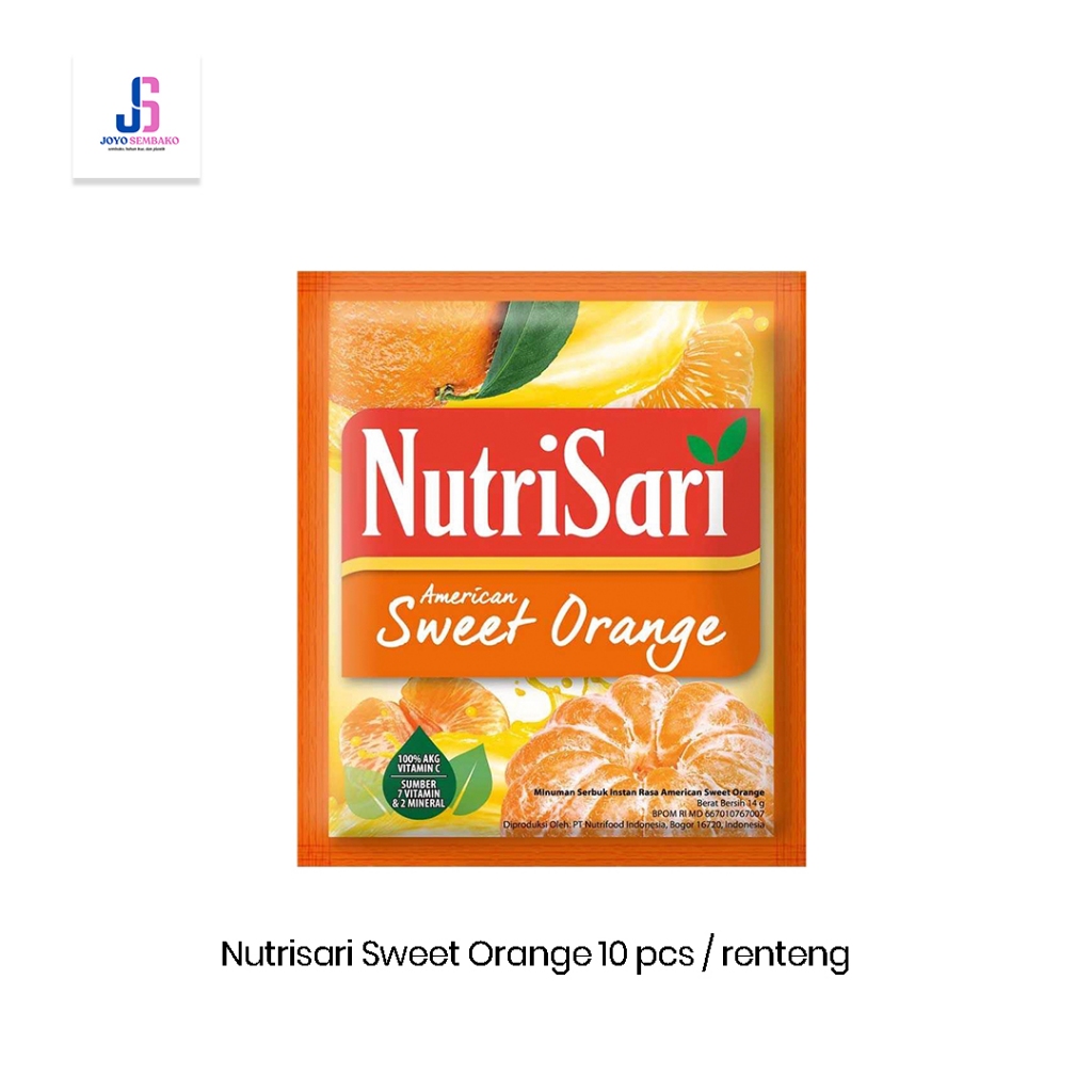 

NUTRISARI RASA SWEET ORANGE 10 PCS