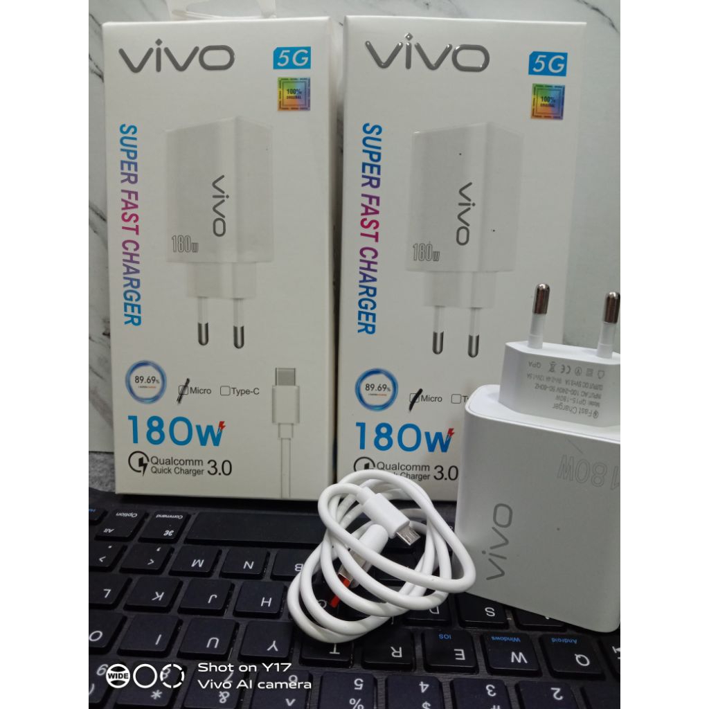 Charger VIVO 5G super fast charging 180W Qualcomm Quick charger 3.0 USB MICRO USB TYPE-C