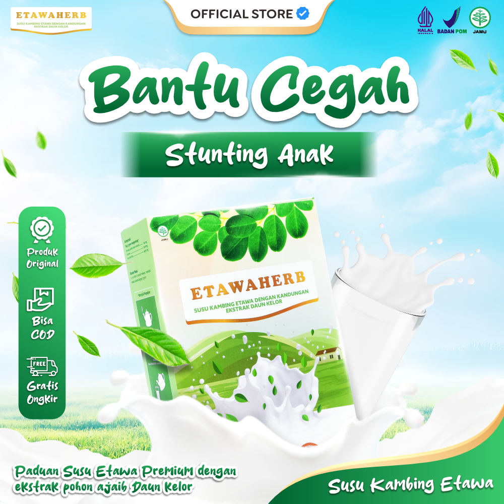 

Etawaherb Susu Etawa Daun Kelor bantu atasi Stunting serta penuhi nutrisi anak