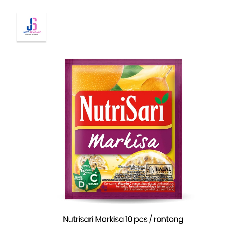 

NUTRISARI RASA MARKISA 10 PCS