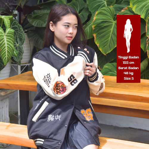 Outfit.2D Custom Jacket Varsity Hoodie Bordir Customize